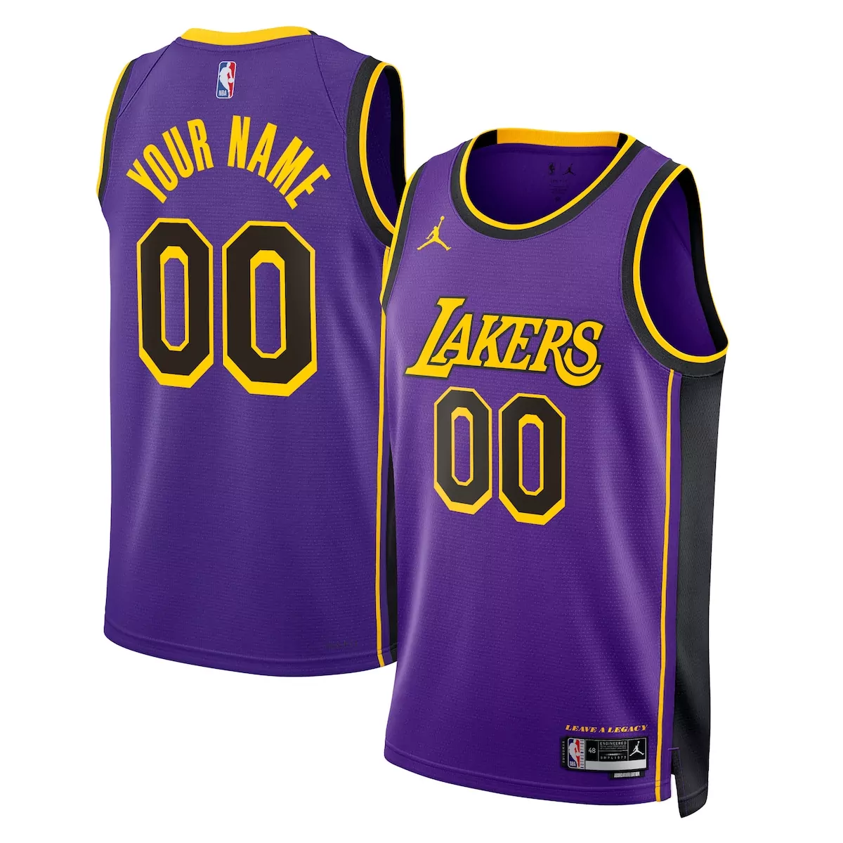 Unisex Custom Los Angeles Lakers Jordan Statement Jersey | Perfect for Fans | Gift Idea for Men, Women & Youth