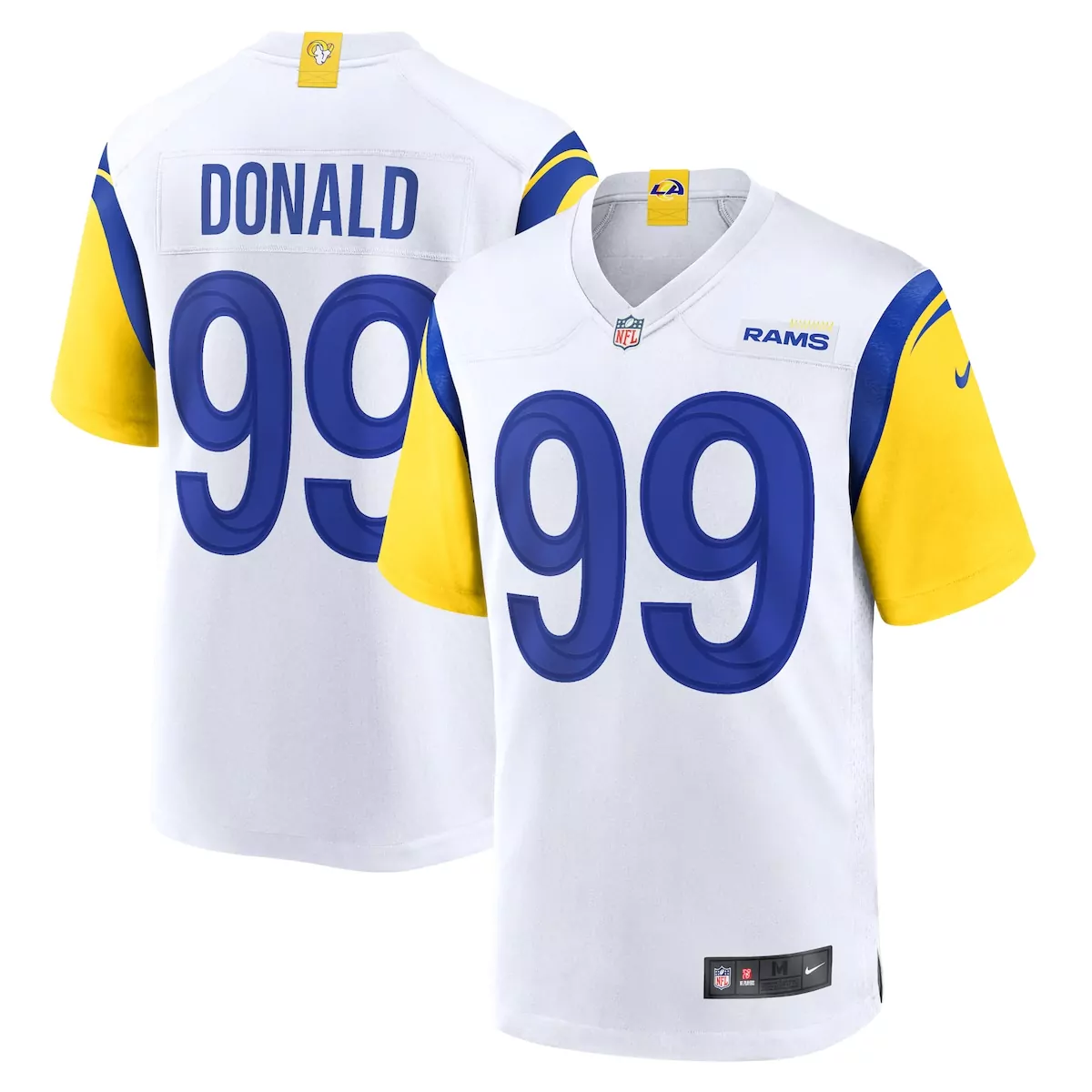 Los Angeles Rams Aaron Donald White Alternate Game Jersey | C7W | Fan Gear for Men, Women & Youth
