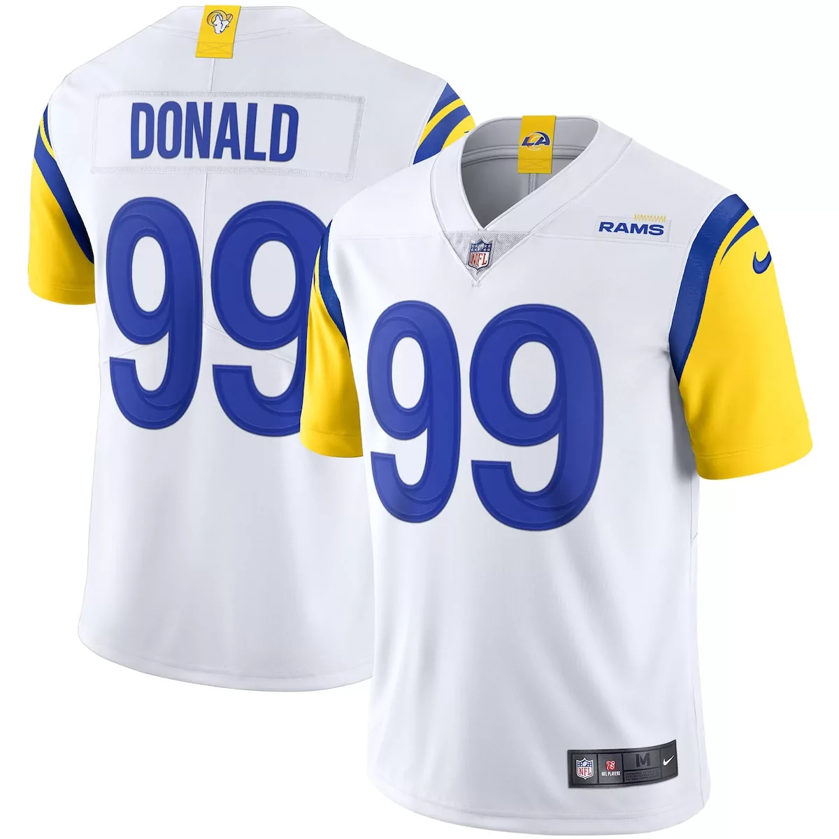 Los Angeles Rams Aaron Donald White Alternate Vapor Limited Jersey | Y4R | Fan Gear for Men, Women & Youth