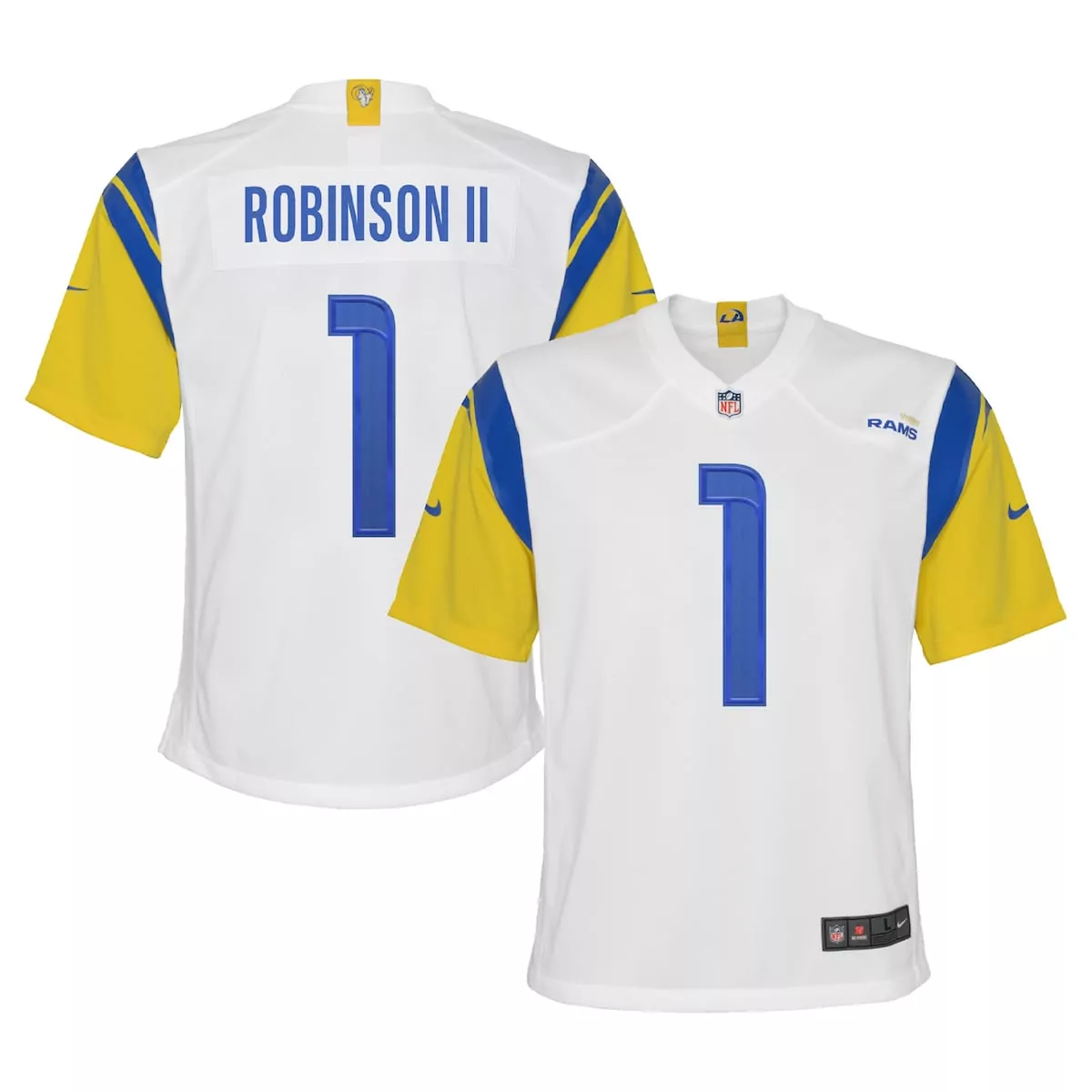 Allen Robinson Los Angeles Rams White Game Jersey | Classic Style for NFL Fans | For Men, Women & Youth
