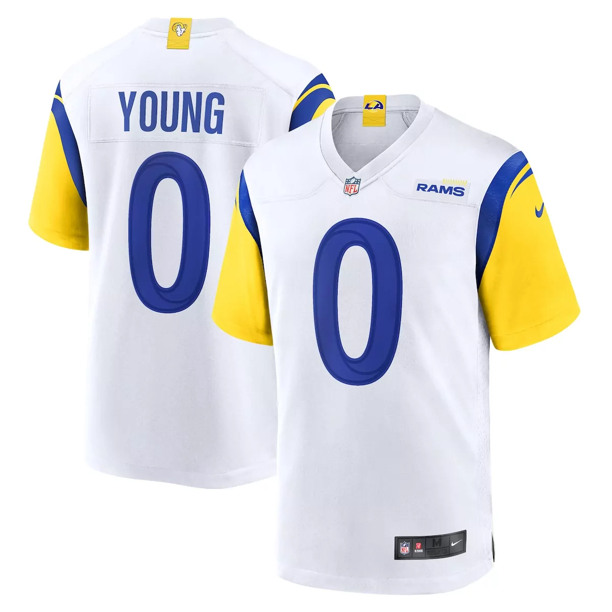 Byron Young Los Angeles Rams White Team Game Jersey | Classic Style for Every Fan | For Men, Women & Youth