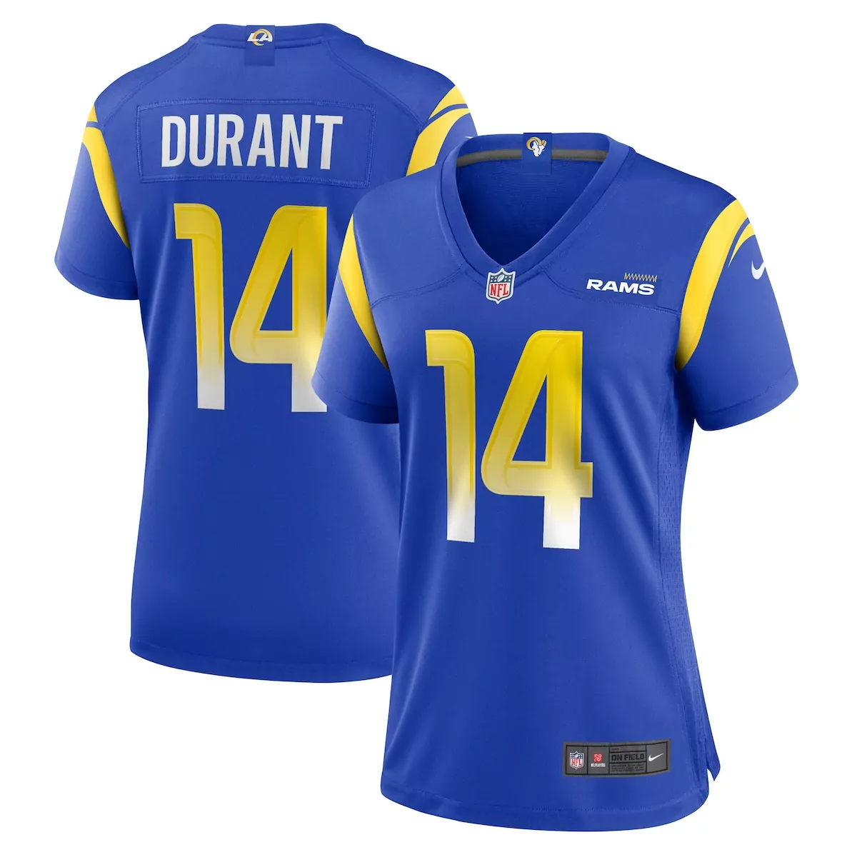 Cobie Durant Los Angeles Rams Royal Game Player Jersey | Essential Fan Gear for NFL Fans | For Men, Women & Youth