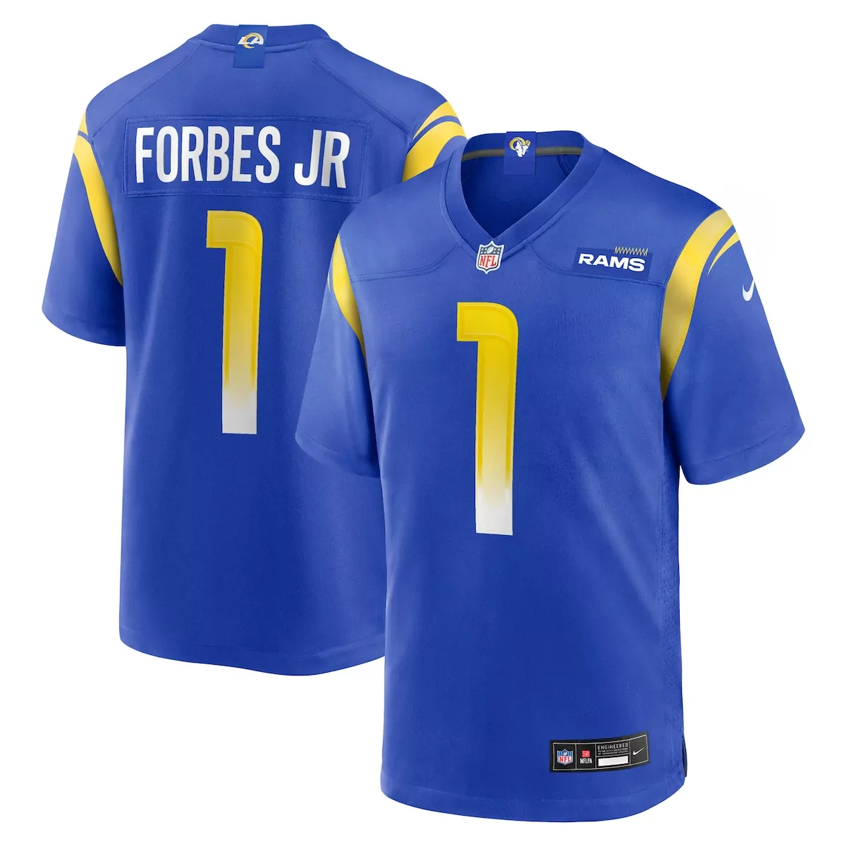 Emmanuel Forbes Jr. Los Angeles Rams Royal Team Game Jersey | Premium Fan Gear | For Men, Women & Youth