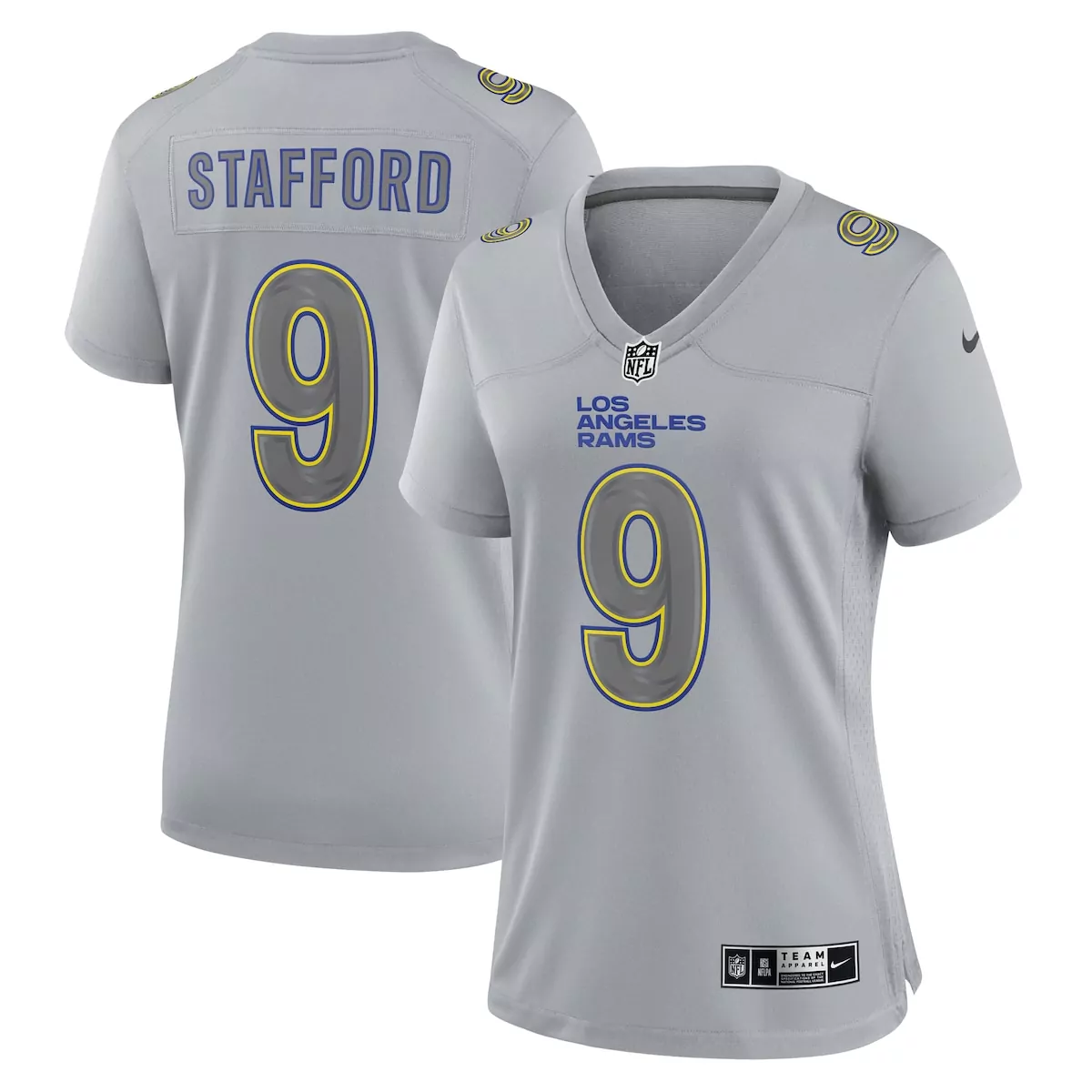 Matthew Stafford Los Angeles Rams Gray Atmosphere Fashion Game Jersey | Trendy Fan Gear for Men, Women & Youth