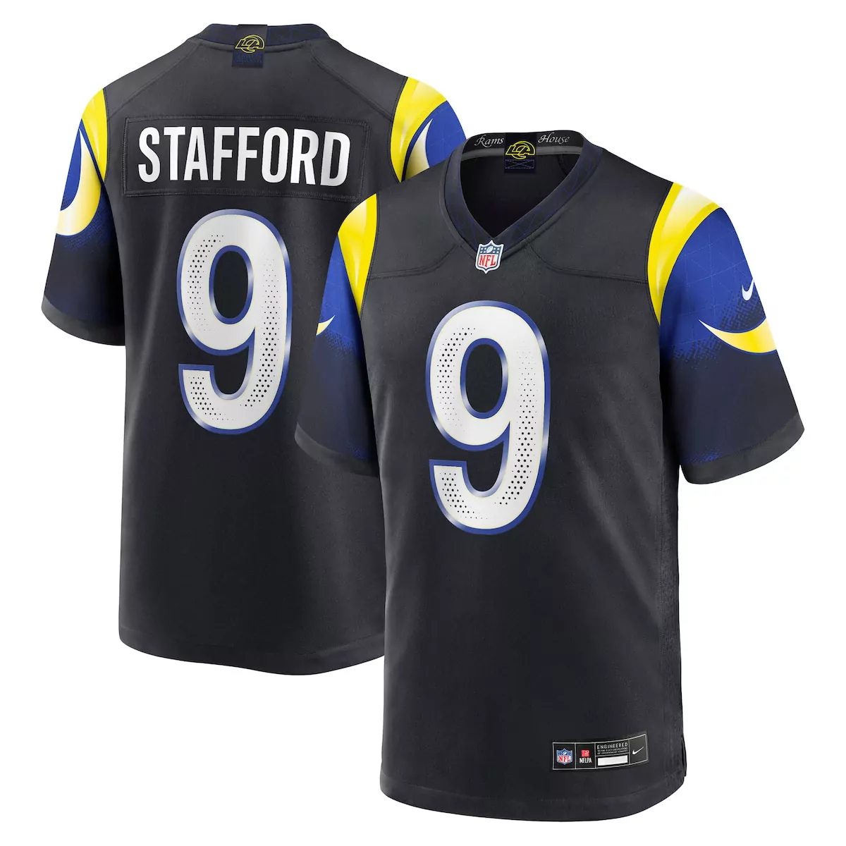 Matthew Stafford Los Angeles Rams Midnight Blue 2025 Rivalries Game Jersey | Fan Gear for Men, Women & Youth