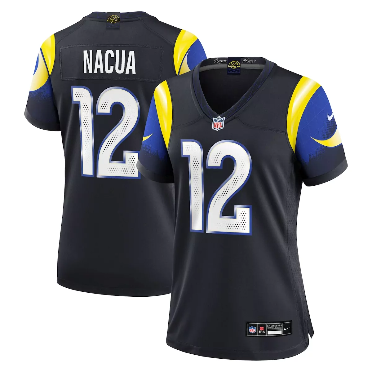 Puka Nacua Los Angeles Rams Midnight Blue 2025 Rivalries Collection Game Jersey | Exclusive Fan Gear for All | For Men, Women & Youth