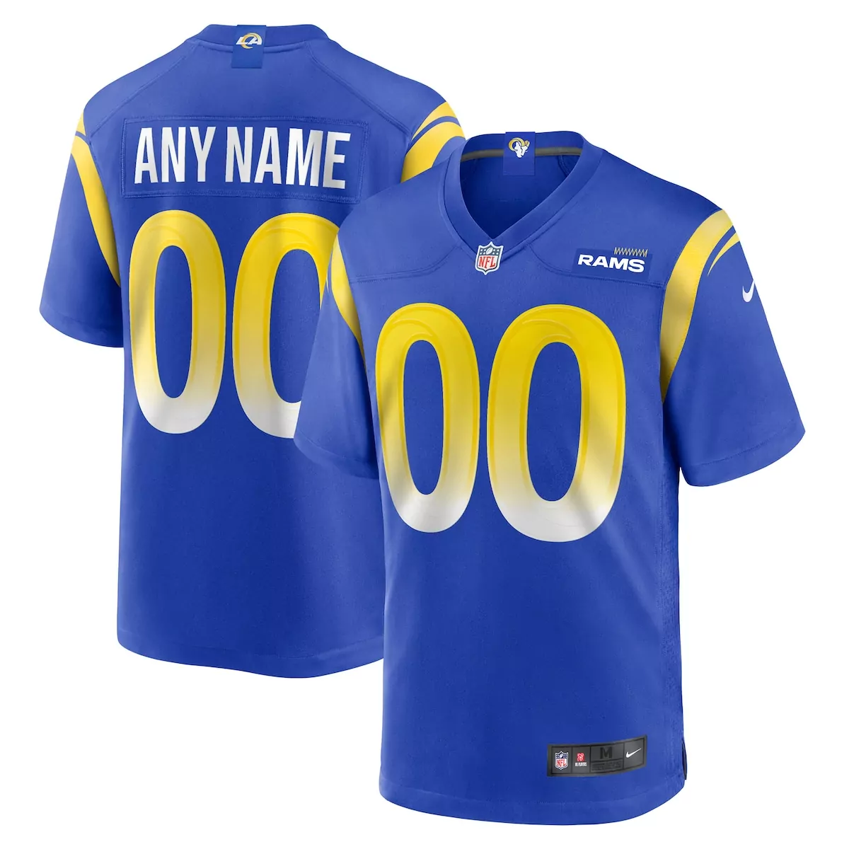 Los Angeles Rams Royal Custom Game Jersey | Unique Fan Gear for Men, Women & Youth | Perfect for Game Day