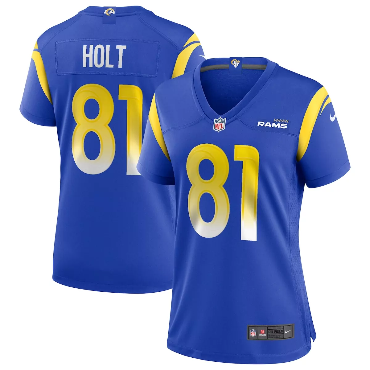 Torry Holt Los Angeles Rams Royal Game Retired Player Jersey | Classic Fan Gear for Men, Women & Youth | Great Gift Idea