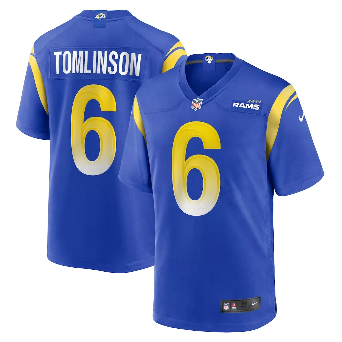 Trevius Hodges-Tomlinson Los Angeles Rams Royal Team Game Jersey | Stylish Fan Gear for Men, Women & Youth | Perfect for Game Day