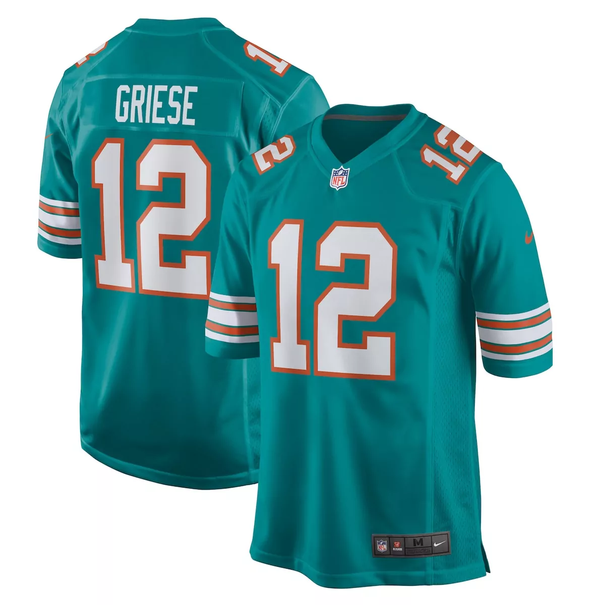 Bob Griese Miami Dolphins Aqua Retired Player Jersey | Trendy Fan Gear for Men, Women & Youth
