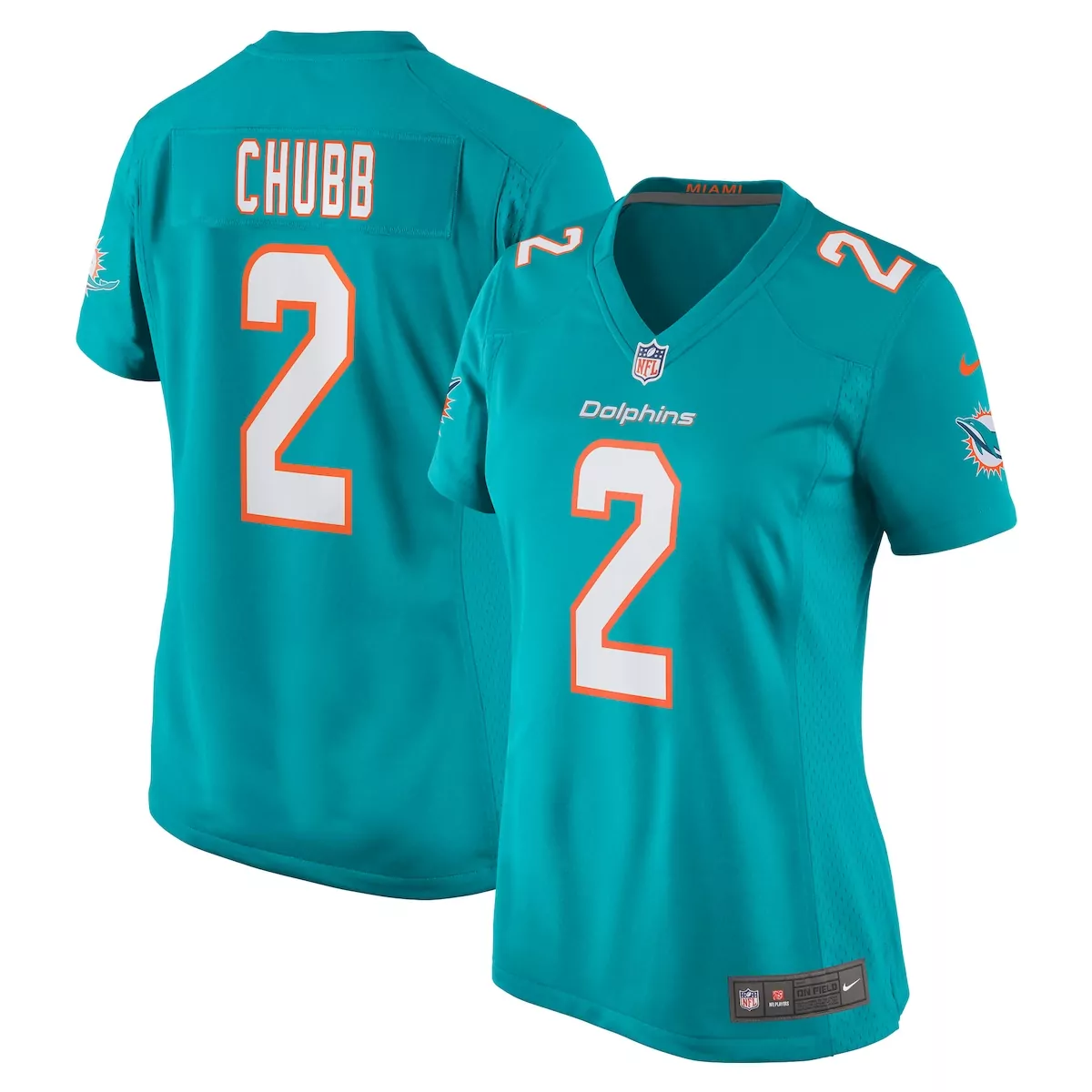 Bradley Chubb Miami Dolphins Aqua Game Jersey | Stylish Fan Gear for Men, Women & Youth | Perfect for Game Day