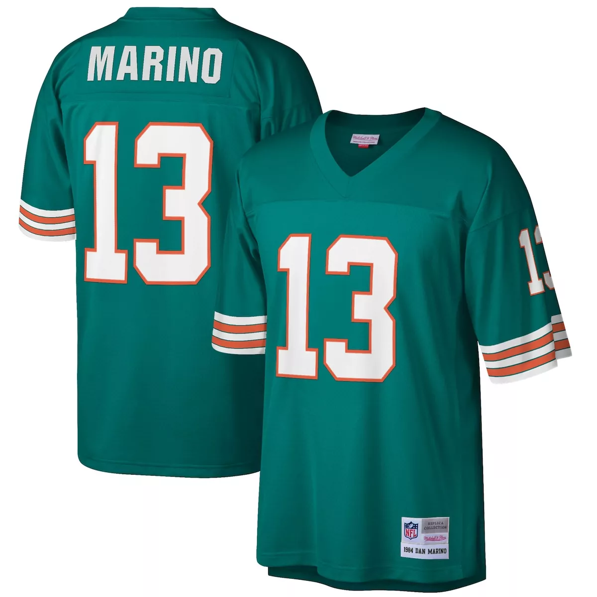 Aqua Big & Tall Dan Marino Miami Dolphins 1984 Retired Player Jersey | Perfect Fan Gear for Game Day | For Men, Women & Youth