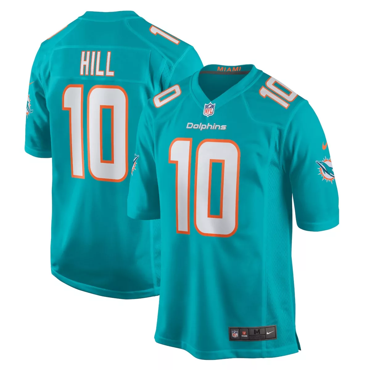 Tyreek Hill Miami Dolphins Aqua Game Jersey | Stylish Fan Gear | For Men, Women & Youth