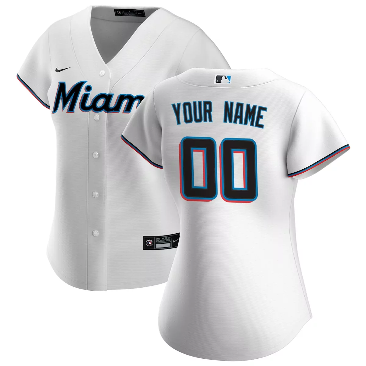 Miami Marlins White Home Custom Jersey JHA | Classic Fan Gear | Great Gift for MLB Supporters | For Men, Women & Youth
