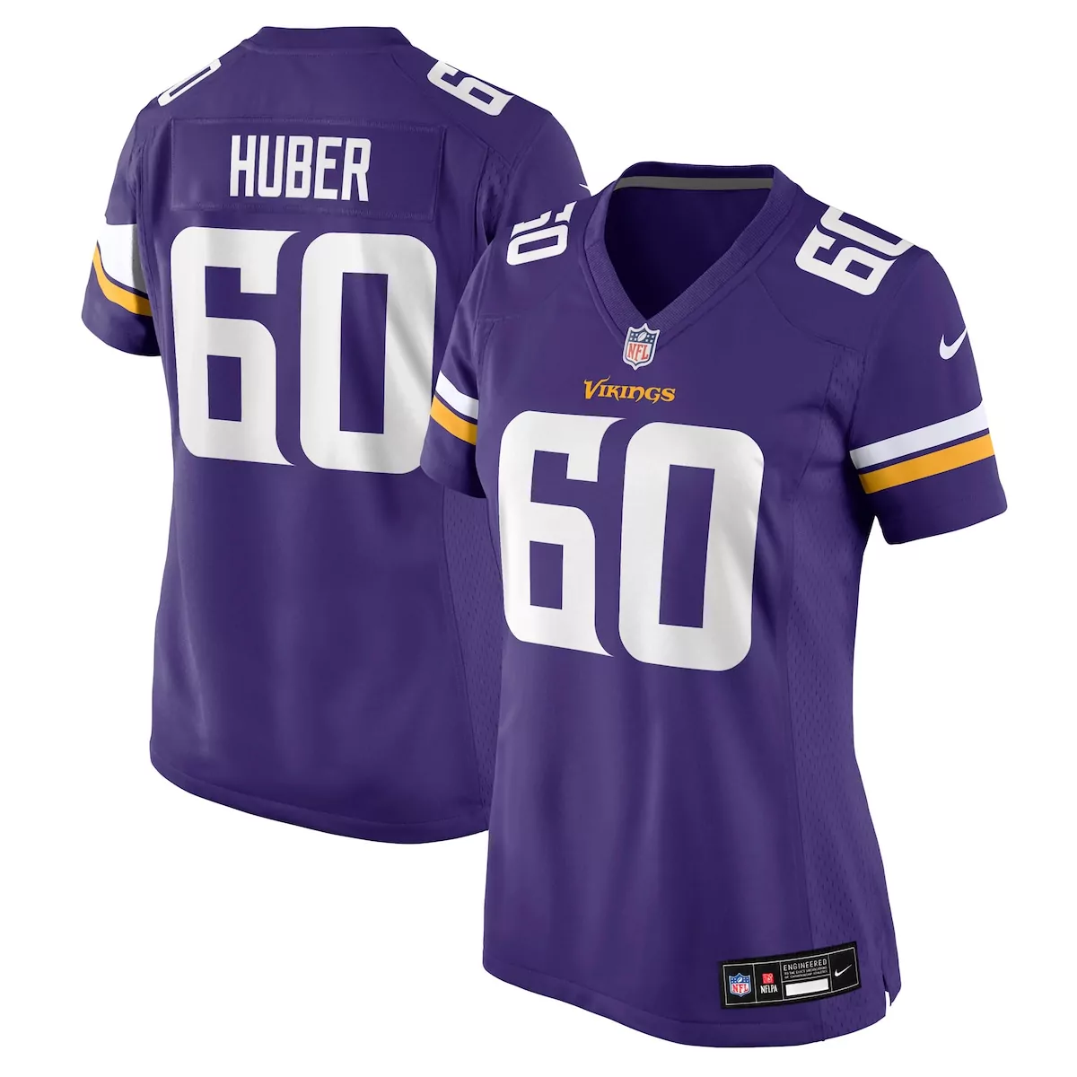 Joe Huber Minnesota Vikings Purple Team Game Jersey | Stylish Fan Gear for Men, Women & Youth | Great Gift Idea