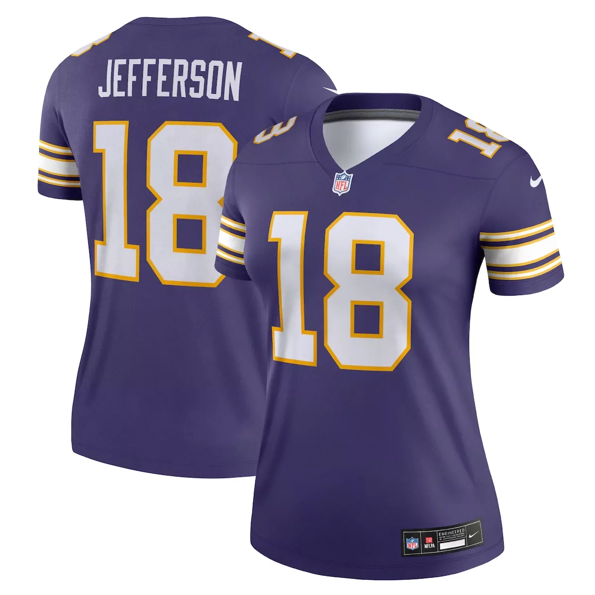 Justin Jefferson Minnesota Vikings Purple Alternate Legend Performance Top | Game Day Ready for Fans | For Men, Women & Youth