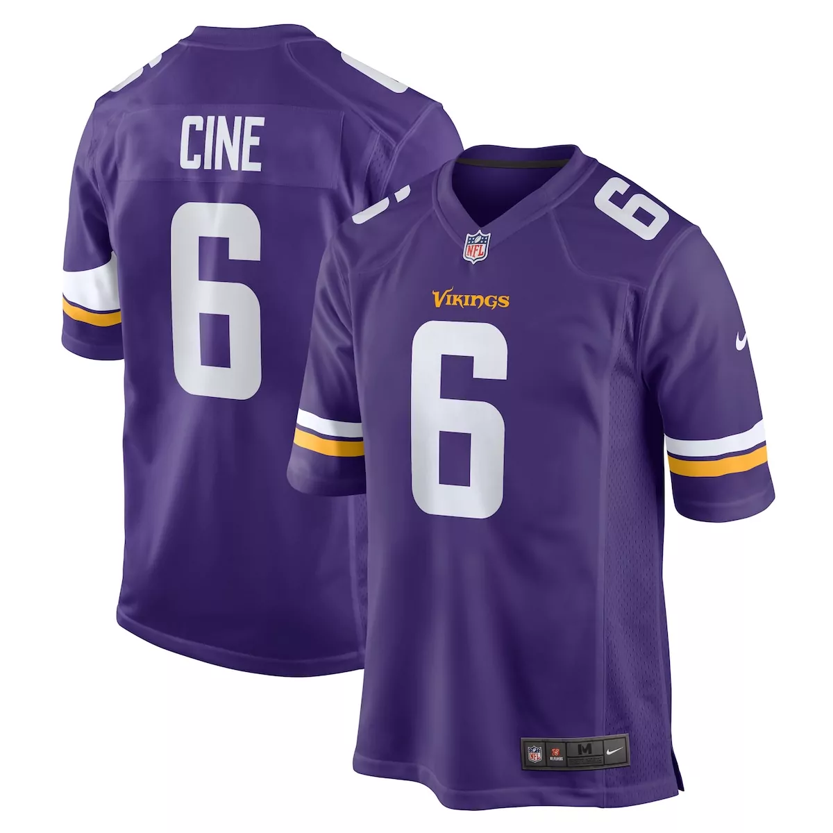 Lewis Cine Minnesota Vikings Purple Game Player Jersey | Essential Fan Gear for Game Day | For Men, Women & Youth