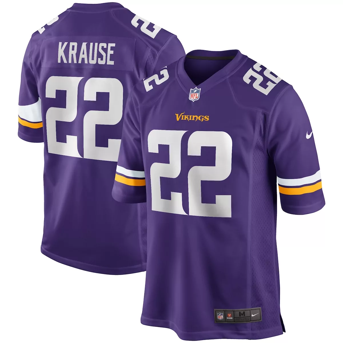 Minnesota Vikings Paul Krause Purple Game Retired Player Jersey QFI | Classic Fan Gear for Men, Women & Youth | Ideal for Game Day