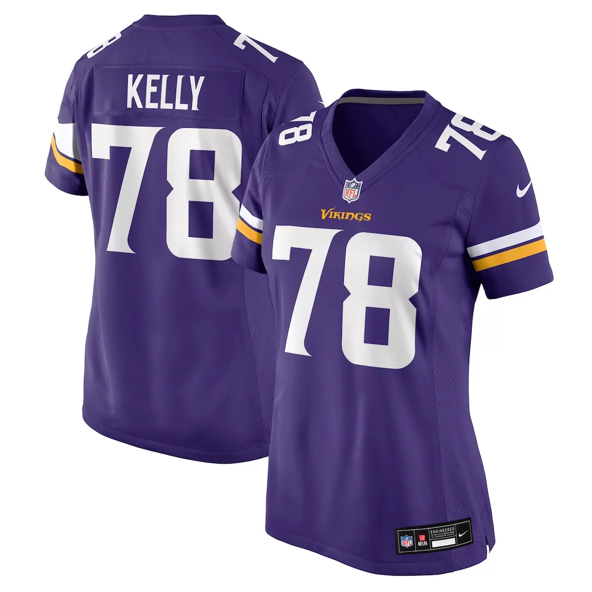 Ryan Kelly Minnesota Vikings Purple Team Game Jersey | Classic Fan Gear | For Men, Women & Youth