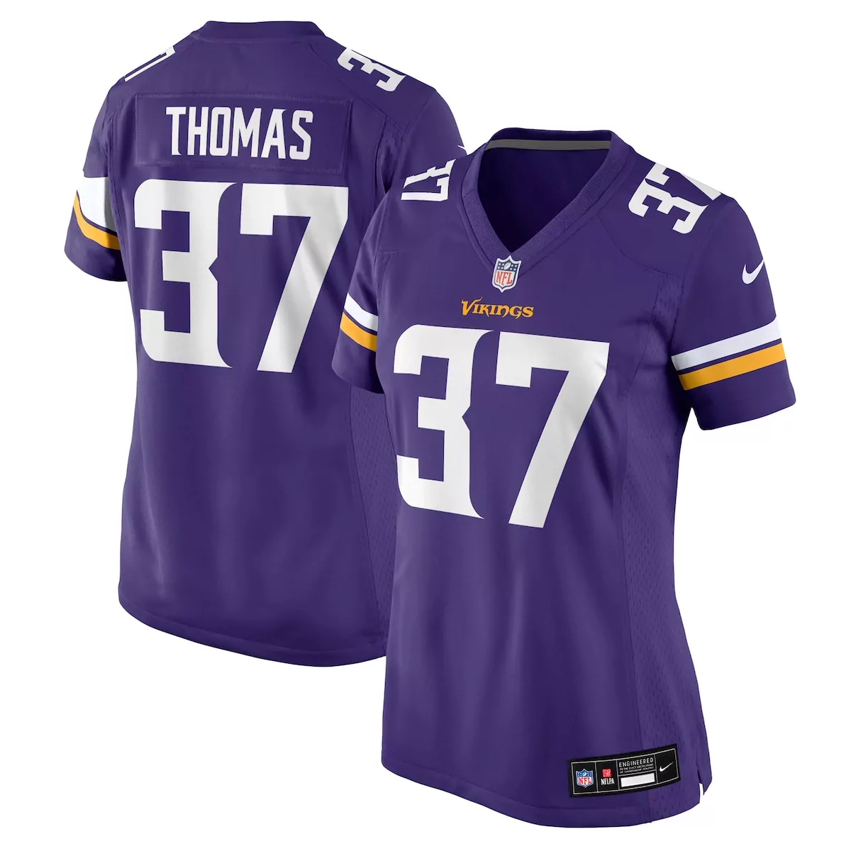 Tavierre Thomas Minnesota Vikings Purple Team Game Jersey | Classic Fan Gear | For Men, Women & Youth
