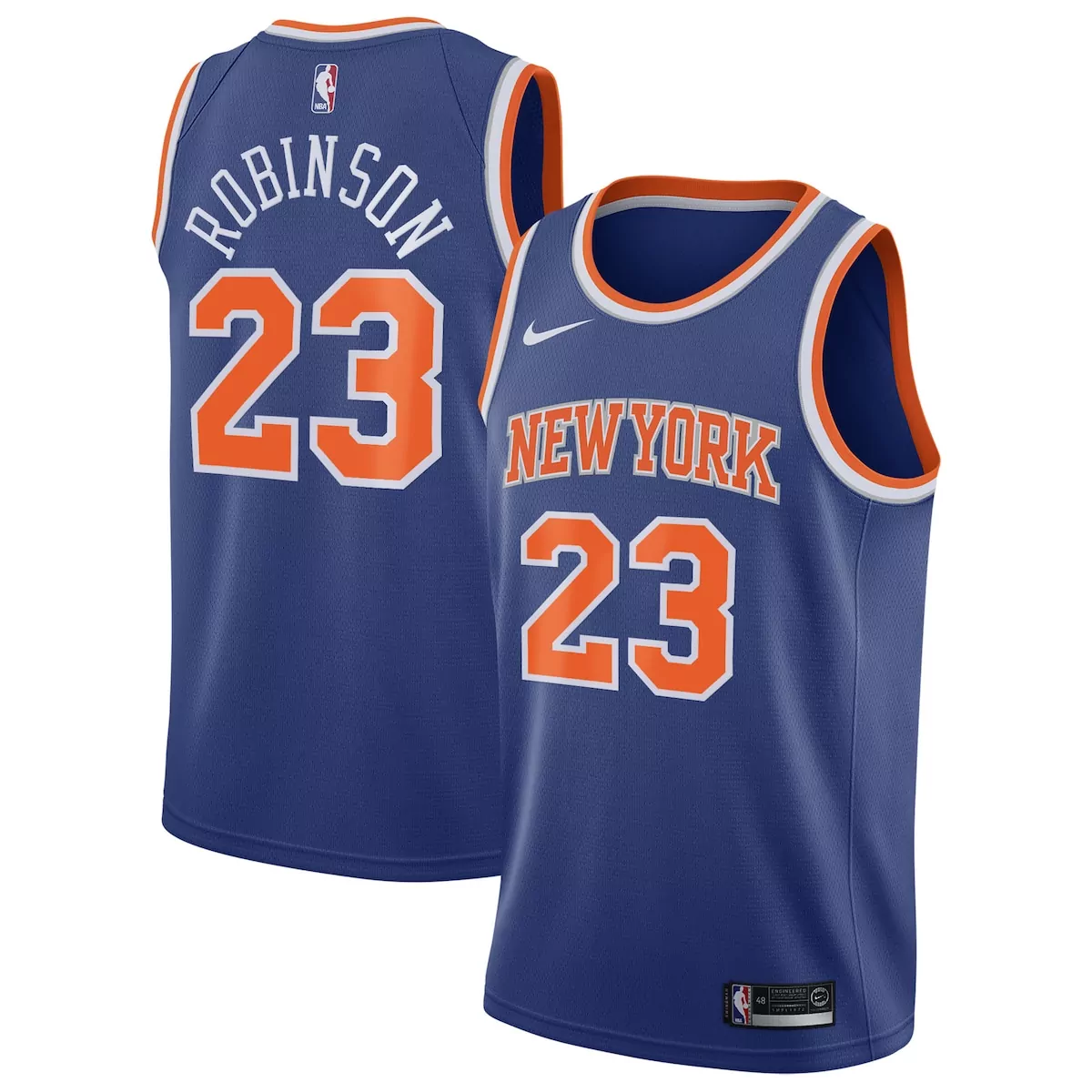 Mitchell Robinson New York Knicks Icon Edition Jersey | Blue Stitched Fan Gear | For Men, Women & Youth