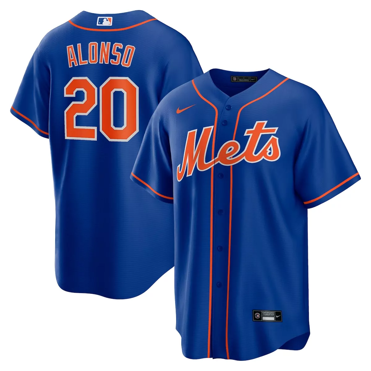 Pete Alonso New York Mets Royal Alternate Player Name Jersey | Stylish Fan Gear for Men, Women & Youth