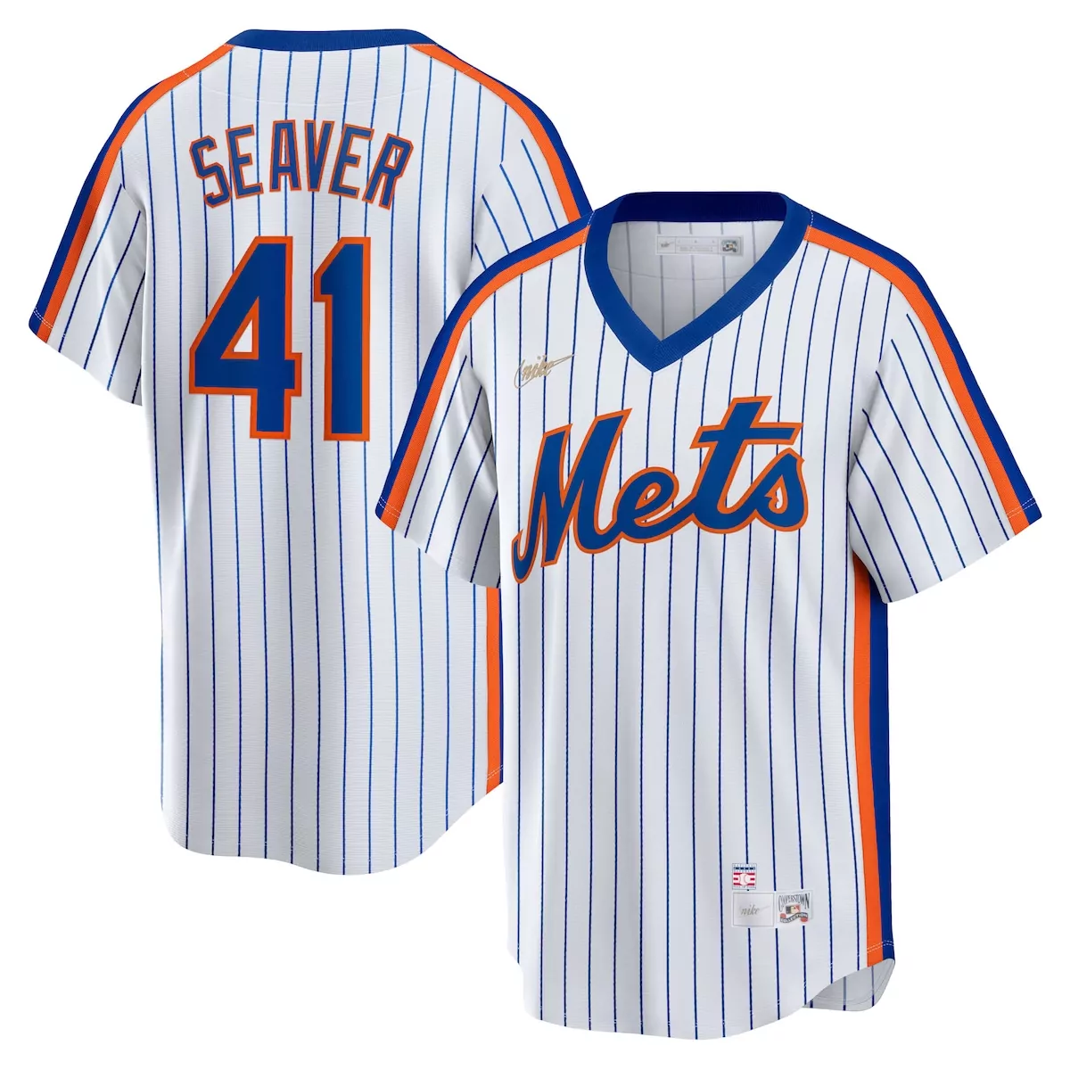 Tom Seaver New York Mets White Home Cooperstown Collection Player Jersey | Classic Fan Gear for Men, Women & Youth