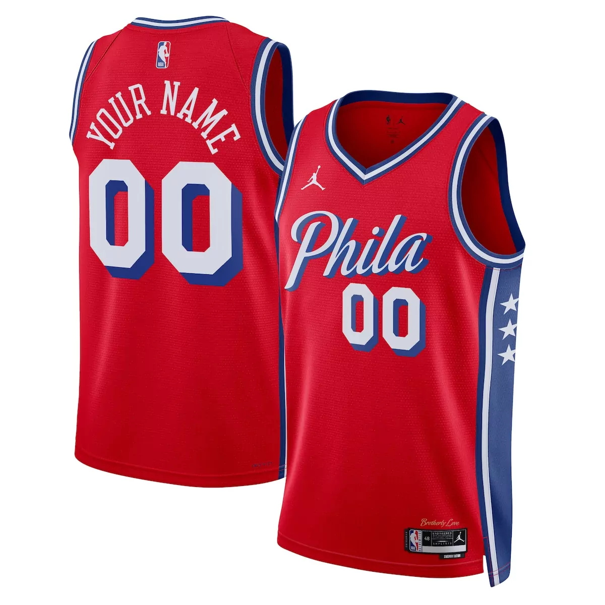 Mitchell & Ness x Tats Cru Hardwood Classics Jersey | White Philadelphia 76ers | Stylish Fan Gear for All | For Men, Women & Youth