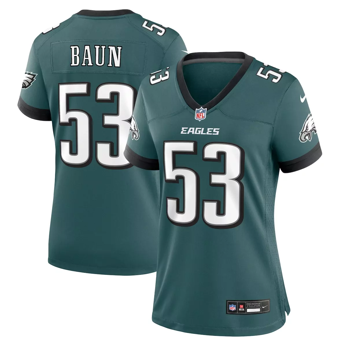 Zack Baun Philadelphia Eagles Midnight Green Game Jersey | SGR Edition | Perfect Fan Gear | For Men, Women & Youth