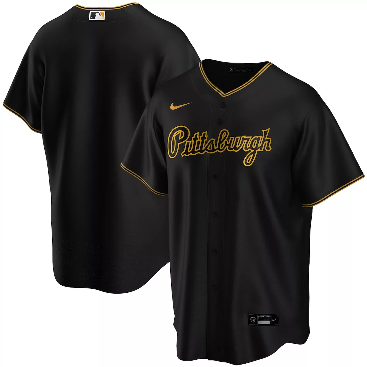 Pittsburgh Pirates Black Alternate Team Jersey 1EG | Stylish Fan Gear | For Men, Women & Youth