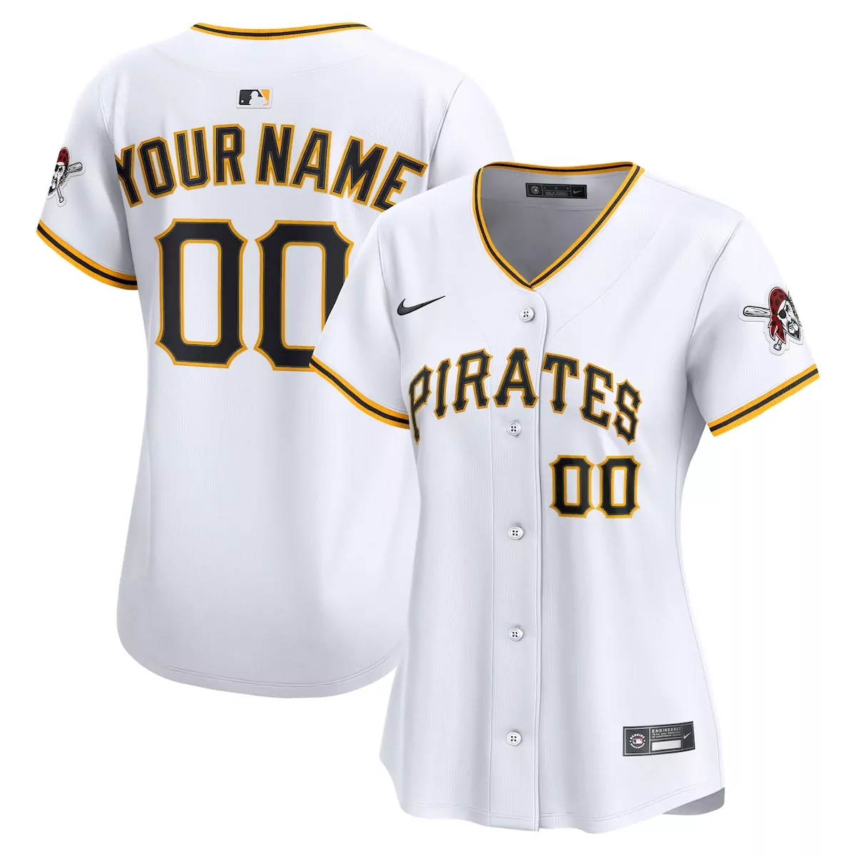 Pittsburgh Pirates White Home Limited Custom Jersey | Unique Fan Gear | For Men, Women & Youth