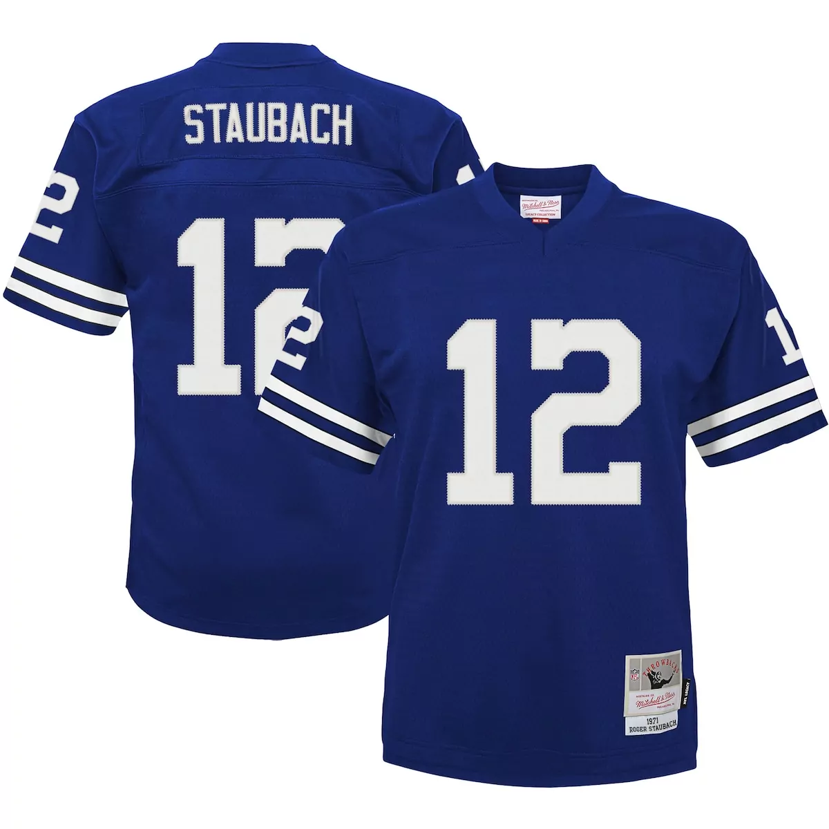 Roger Staubach Preschool Dallas Cowboys Navy 1971 Retired Player Legacy Jersey | Stylish Fan Gear for Young Fans | Perfect Gift Idea | For Men, Women & Youth