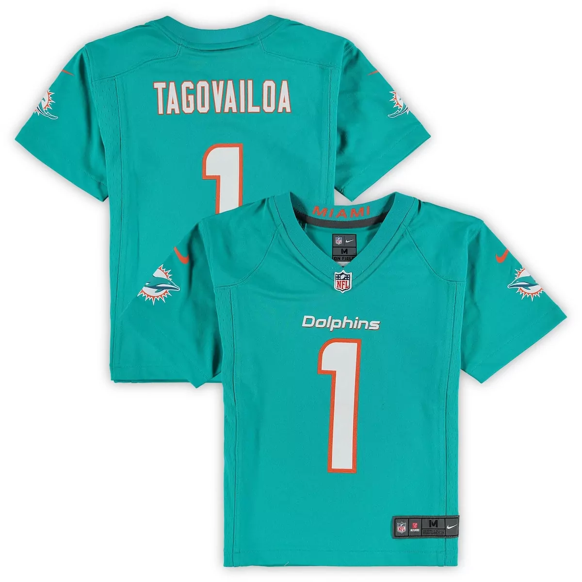 Tua Tagovailoa Miami Dolphins Preschool Aqua Game Jersey | Stylish Fan Gear for Kids | Perfect Gift Idea | For Men, Women & Youth
