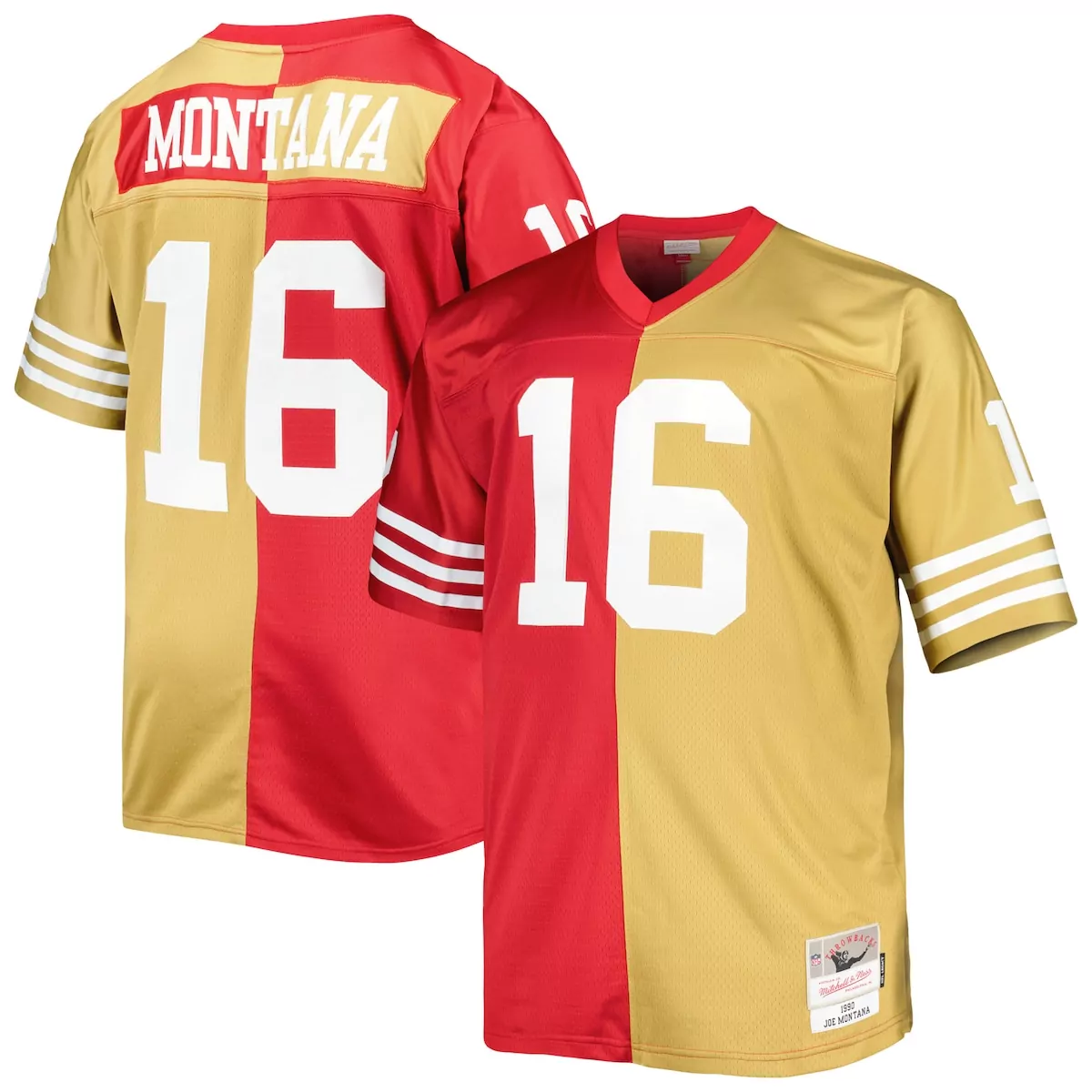 Joe Montana San Francisco 49ers Scarlet Gold Legacy Jersey | Big & Tall Fan Gear for Men, Women & Youth
