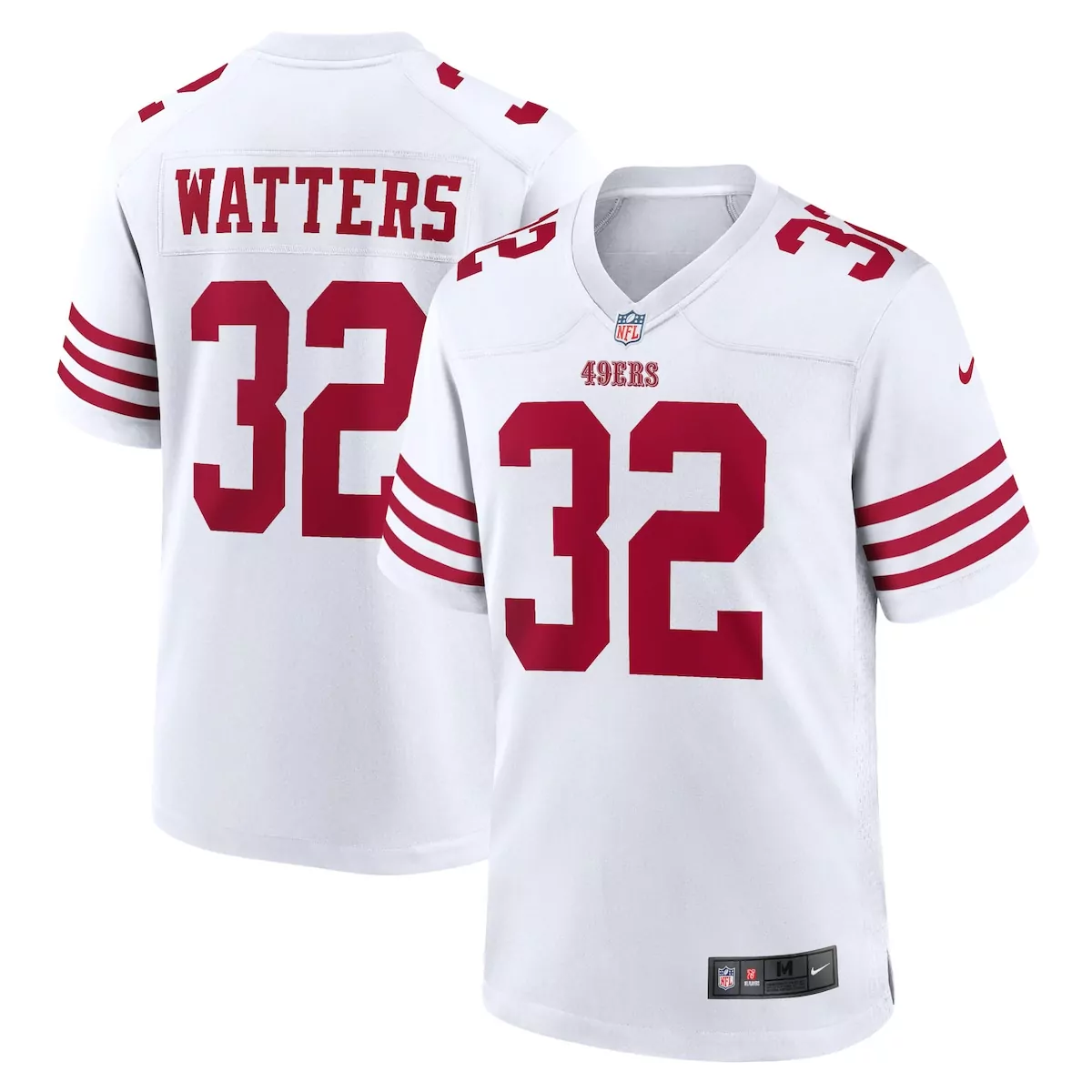 Ricky Watters San Francisco 49ers White Retired Player Game Jersey | Classic Fan Gear | For Men, Women & Youth