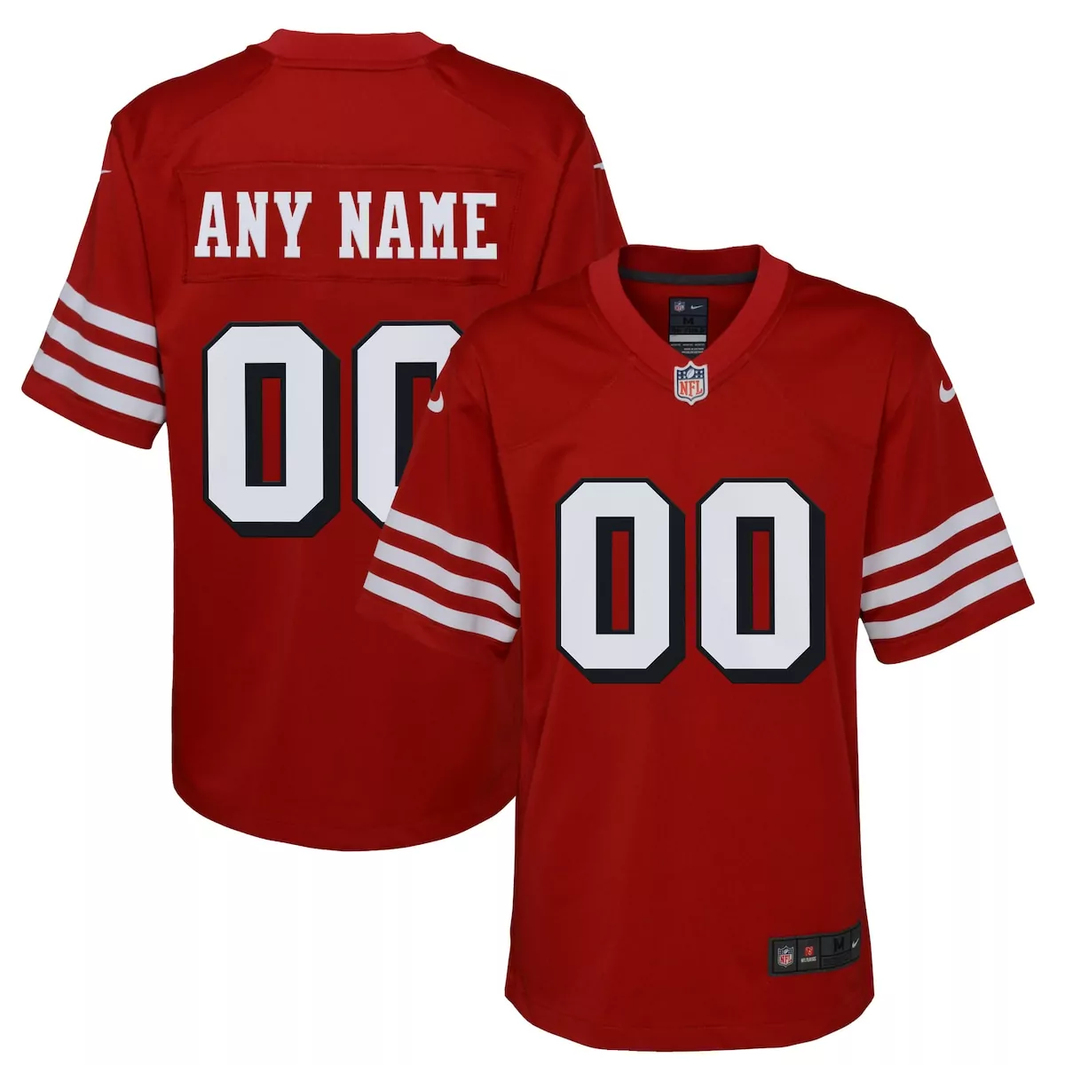 San Francisco 49ers Scarlet Alternate Custom Game Jersey | Unique Fan Gear | For Men, Women & Youth