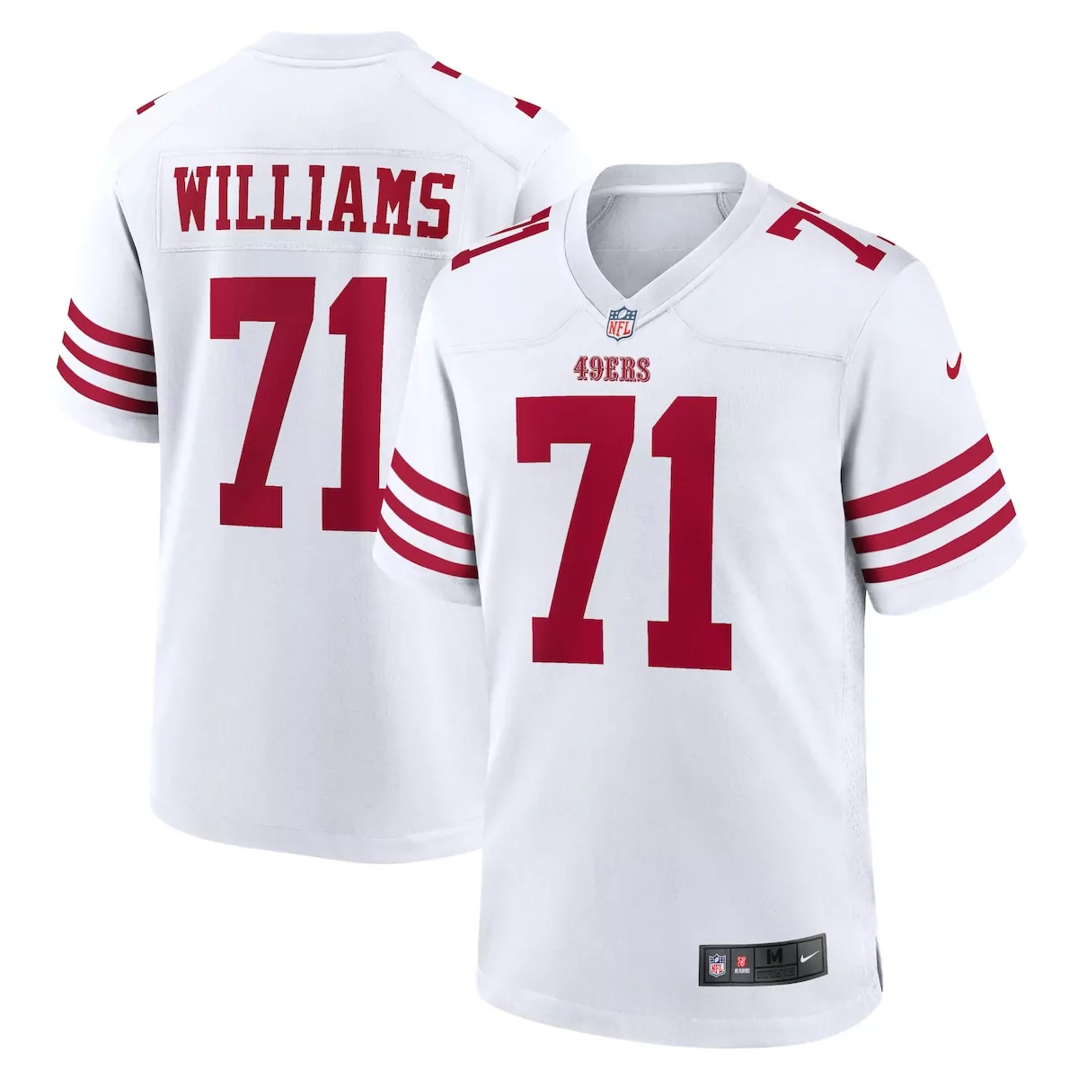 Trent Williams San Francisco 49ers White Player Game Jersey | Authentic Team Apparel | For Men, Women & Youth