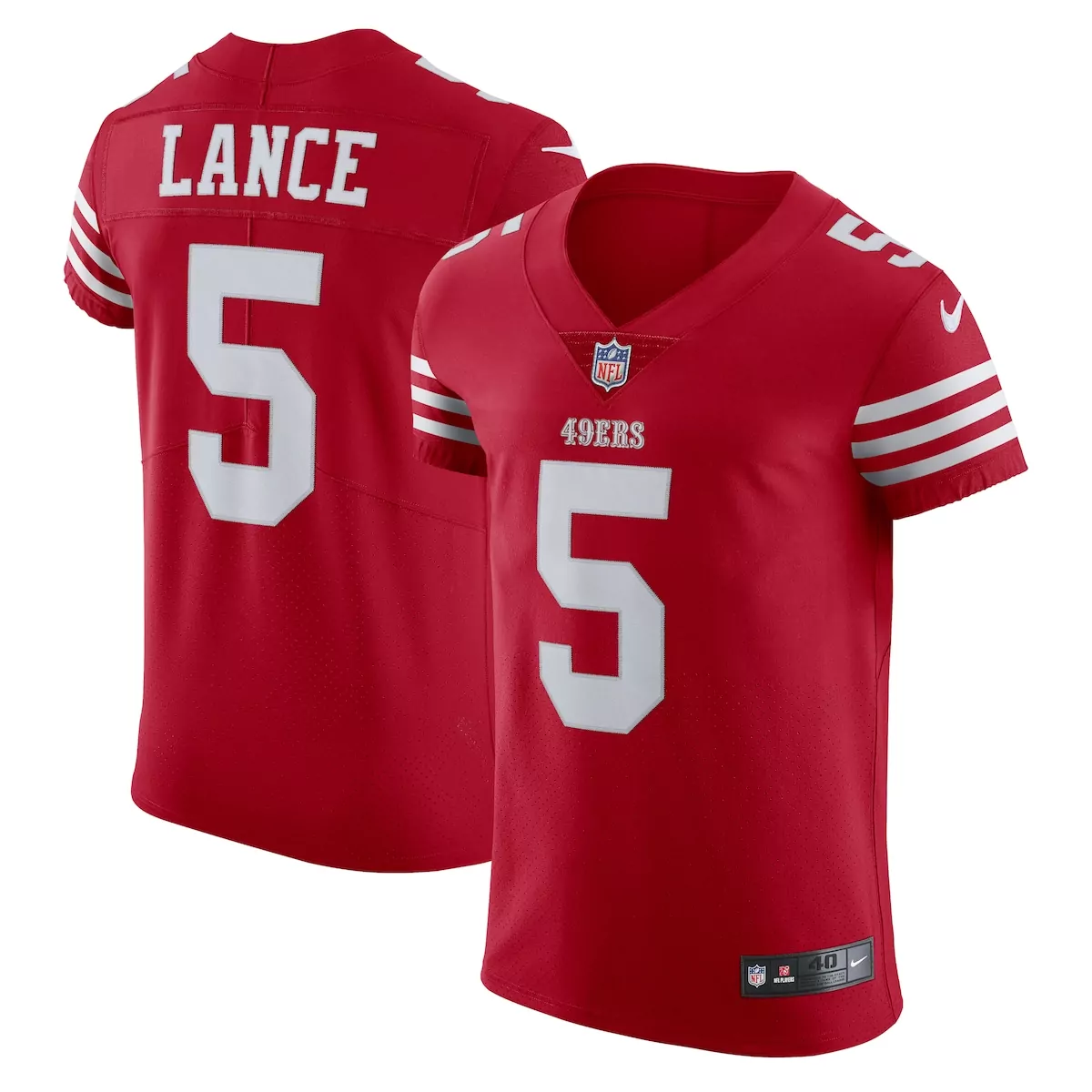 Trey Lance San Francisco 49ers Scarlet Vapor Elite Jersey | Premium Fan Gear | For Men, Women & Youth