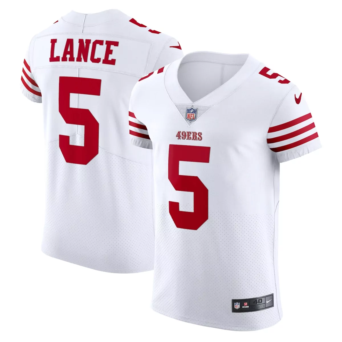 Trey Lance San Francisco 49ers White Vapor Elite Jersey | Stylish Team Gear | For Men, Women & Youth