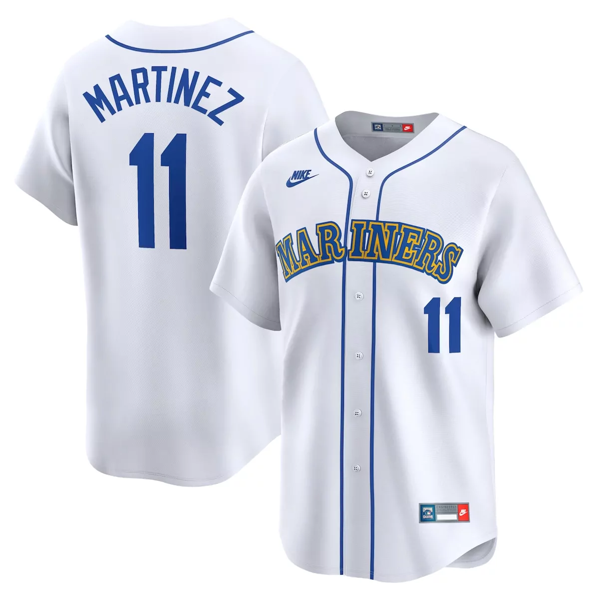 Edgar Martinez White Throwback Cooperstown Limited Jersey | Classic Fan Gear | For Men, Women & Youth