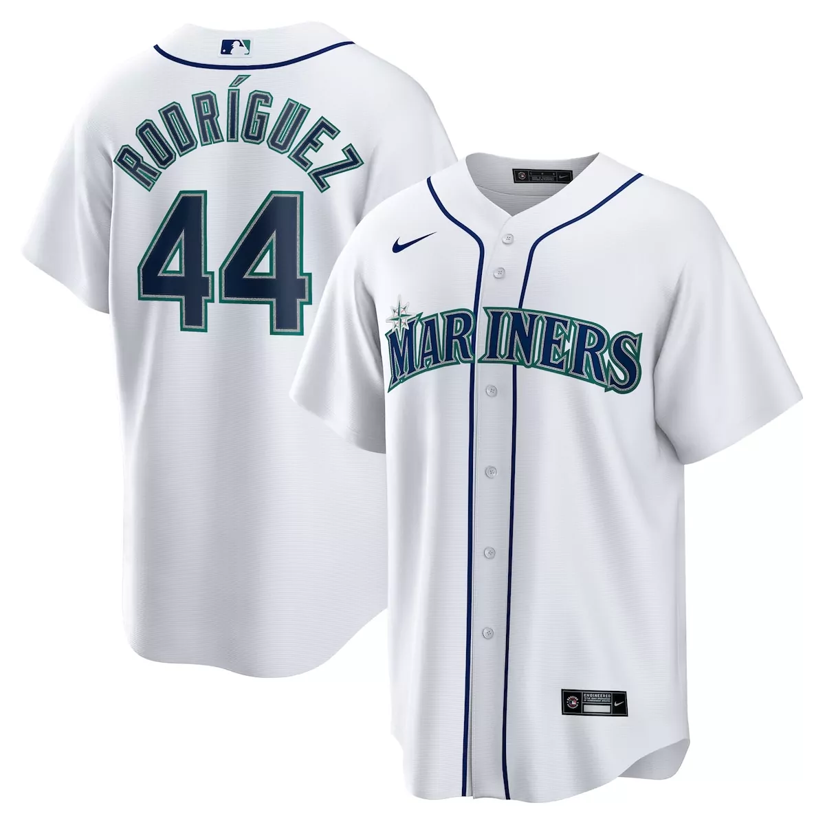 Julio Rodriguez Seattle Mariners White Home Player Jersey | Classic Fan Gear for Game Day | For Men, Women & Youth