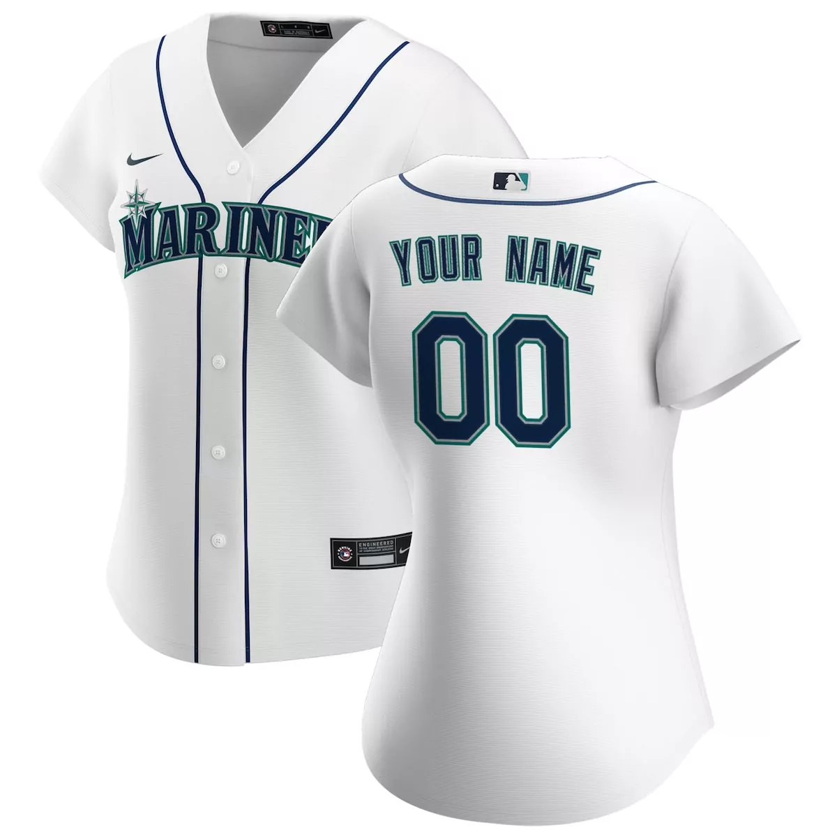Seattle Mariners White Home Custom Jersey BZC | Fan Gear for Men, Women & Youth | Perfect for Game Day