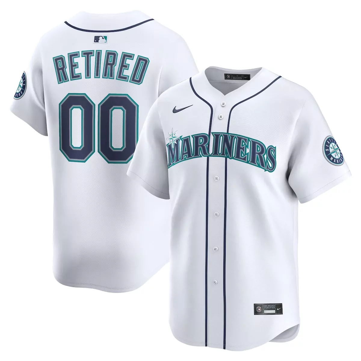 Pick a Player Seattle Mariners 2023 White Home Limited Jersey | Custom Fan Gear for Men, Women & Youth | Perfect Gift