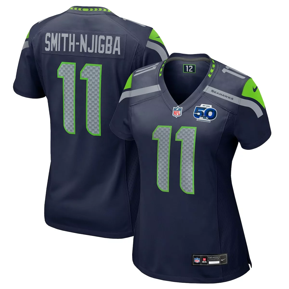 Jaxon Smith Njigba Seattle Seahawks Royal 50th Season Vapor F U S E Limited Jersey | Stylish Fan Gear
