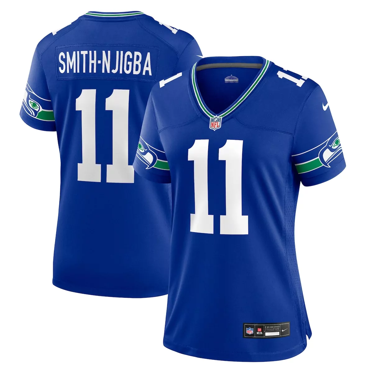 Jaxon Smith-Njigba Seattle Seahawks Royal Throwback Jersey | Game Day Fan Gear for Men, Women & Youth