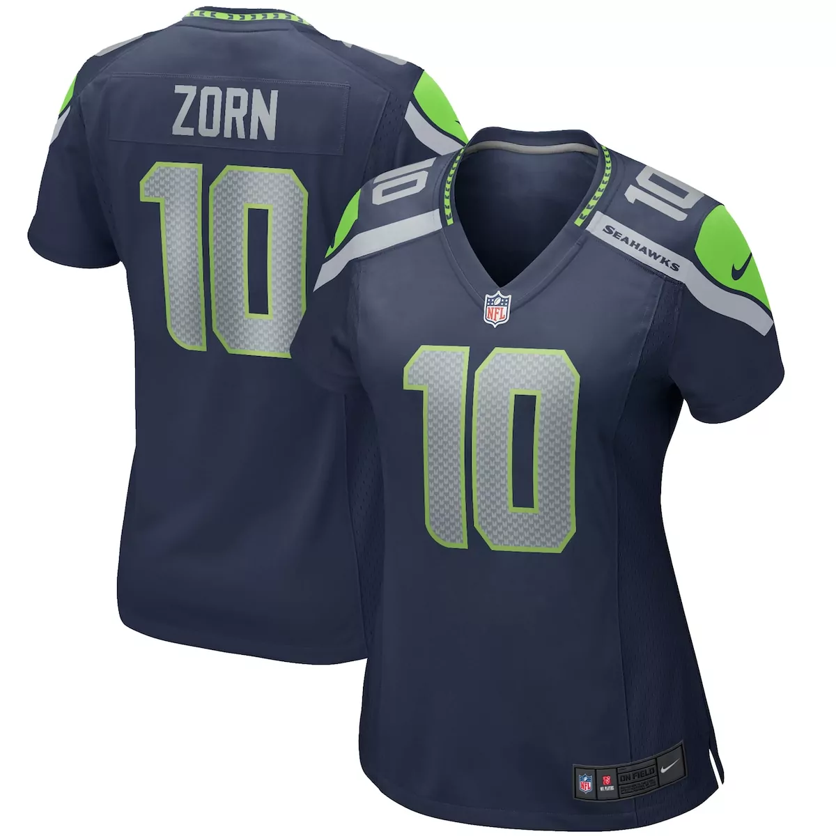 Jim Zorn Seattle Seahawks College Navy Retired Player Jersey | Game Day Fan Gear for Men, Women & Youth