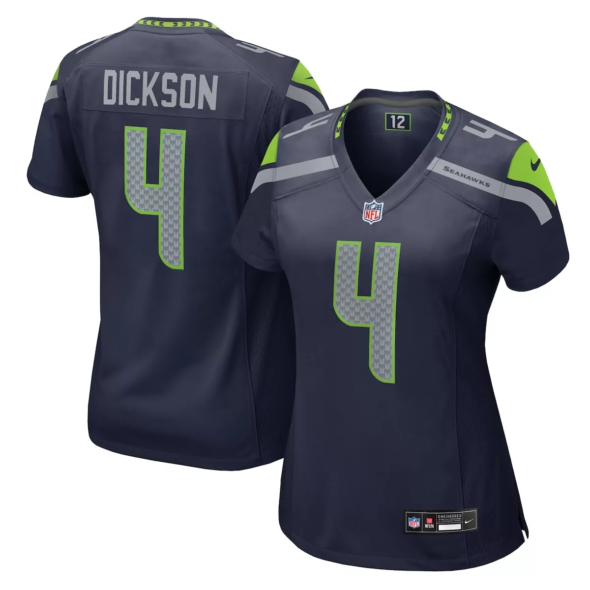 Michael Dickson Seattle Seahawks College Team Game Jersey | Navy | For Men, Women & Youth