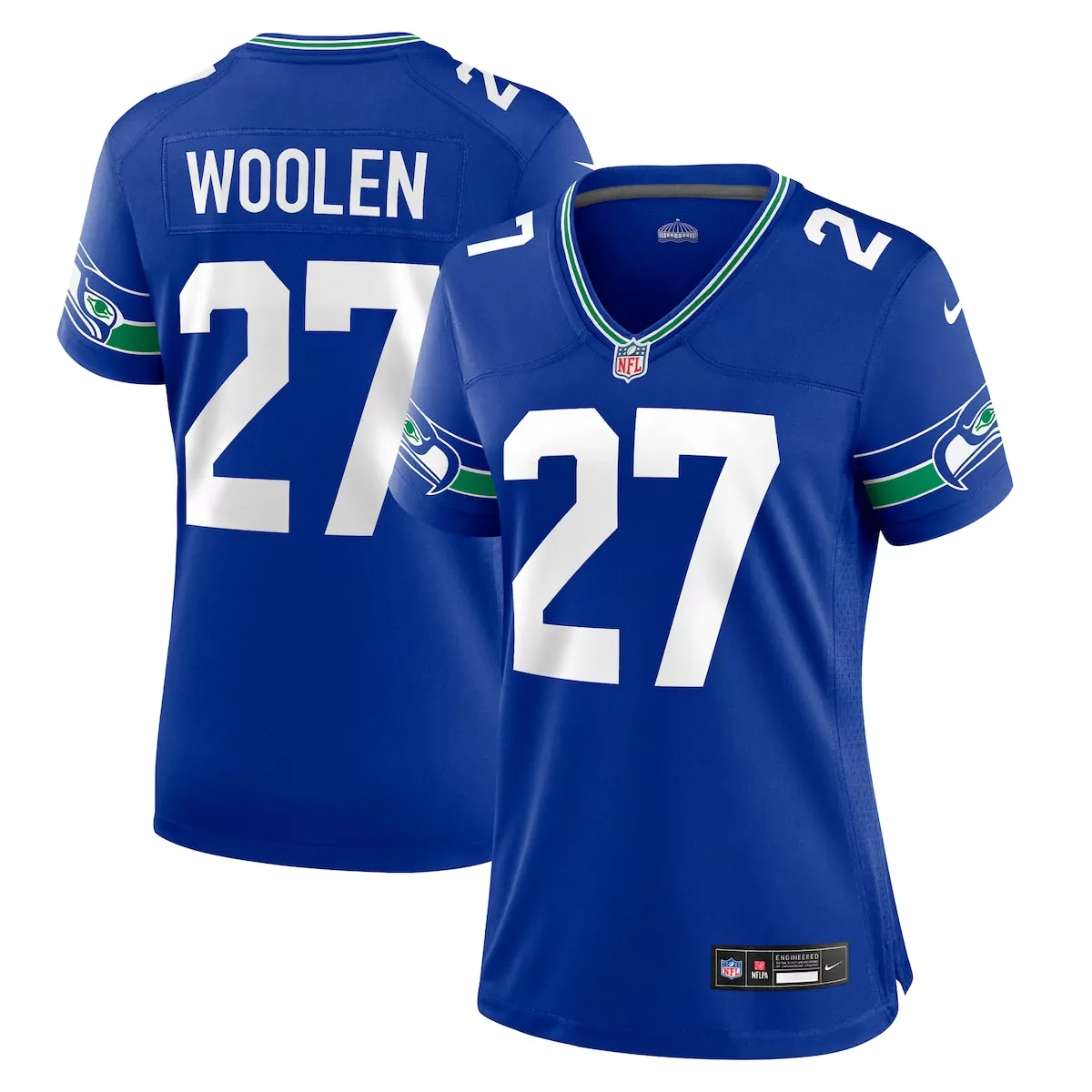 Tariq Woolen Seattle Seahawks Royal Throwback Player Game Jersey | Classic Fan Gear | For Men, Women & Youth