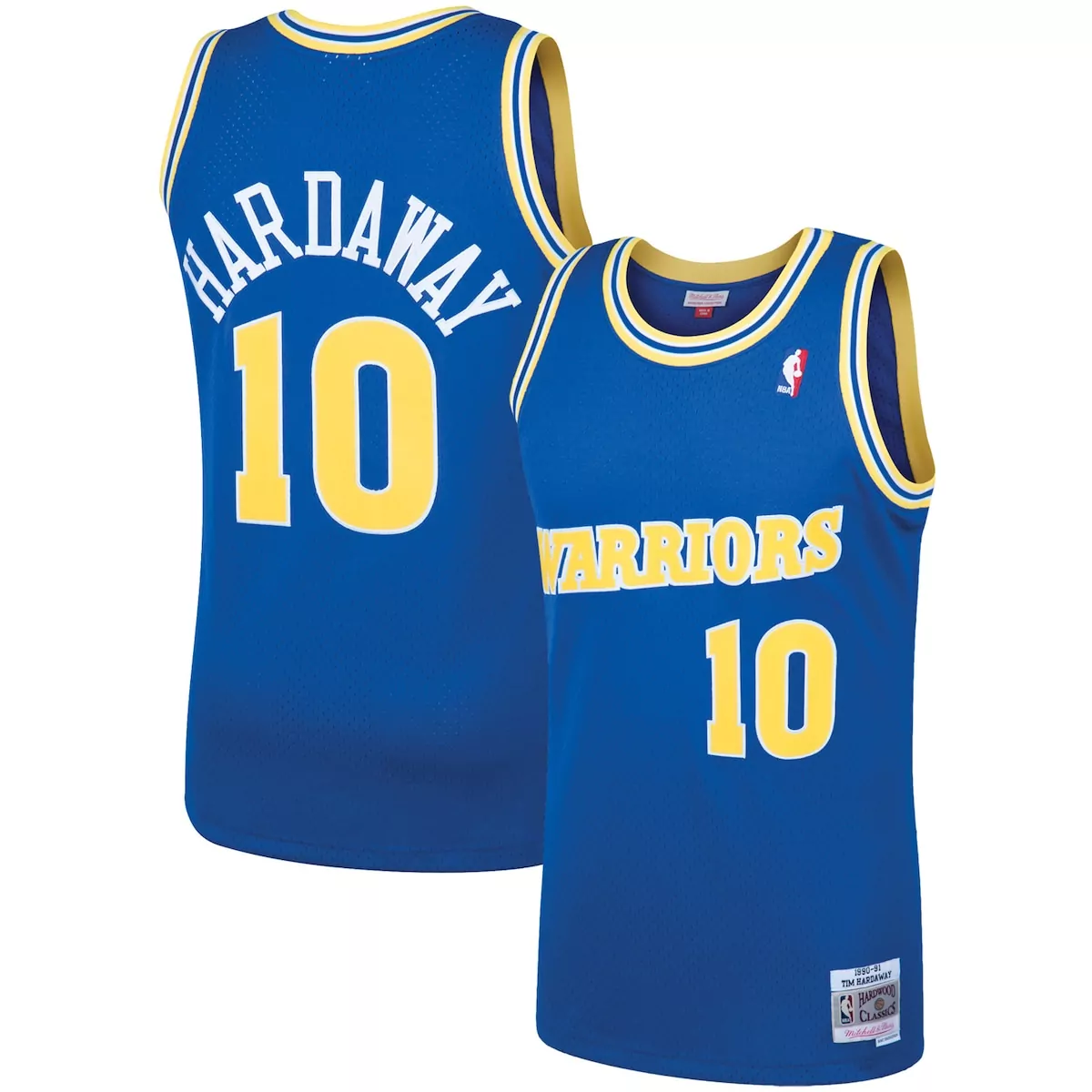 Tim Hardaway Royal Golden State Warriors 1990 Hardwood Classics Player Jersey | Classic Fan Gear | For Men, Women & Youth