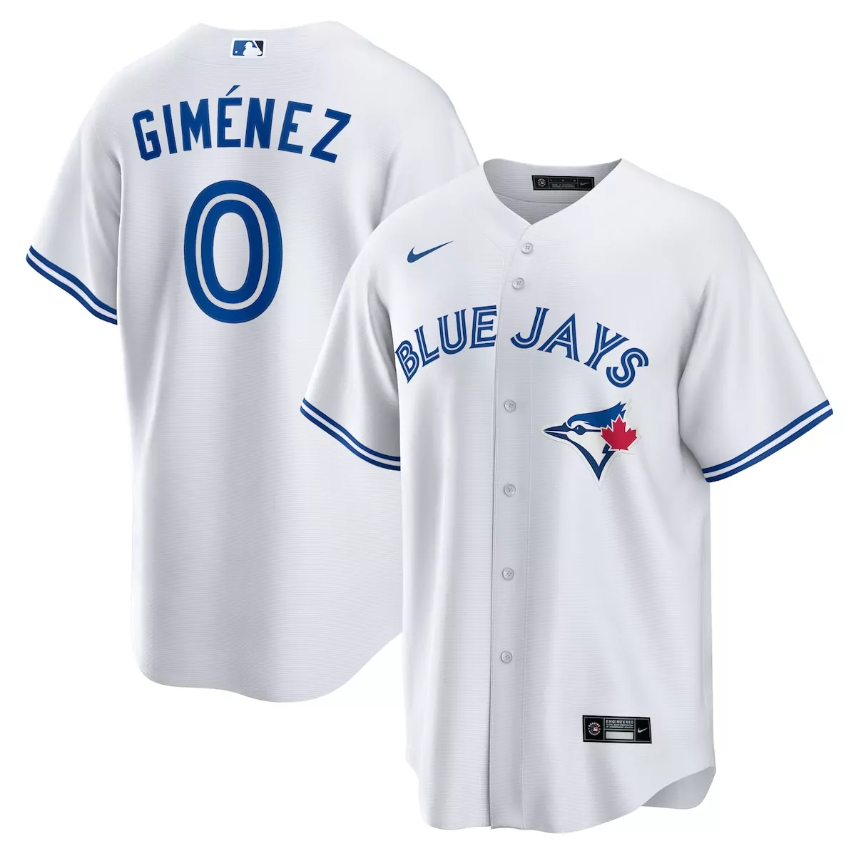 Toronto Blue Jays Andres Gimenez White Home Jersey | VLT Style Fan Gear | Ideal for Men, Women & Youth